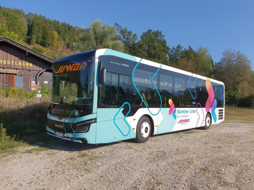 Juwan Reisen im öffentlichen Verkehr in Kärnten